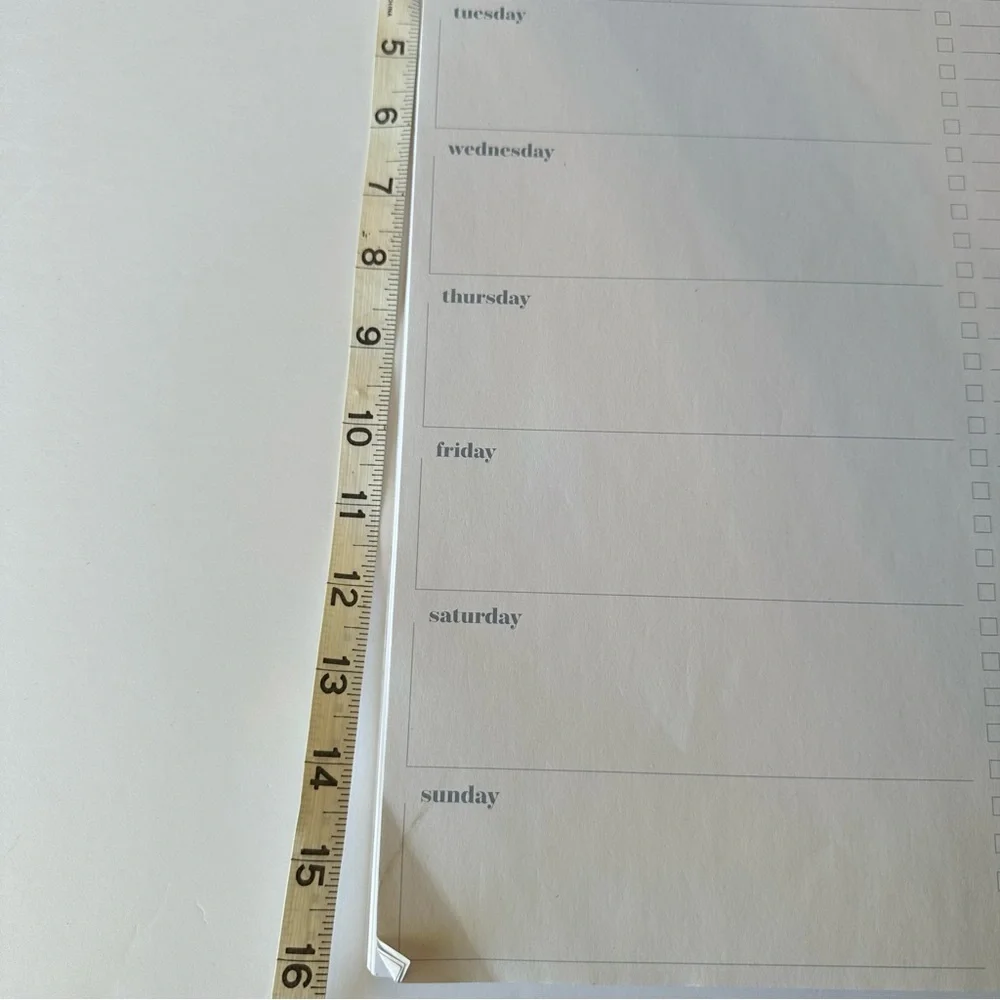 Large Weekly Planner Notepad from Target - Picture 6 of 8